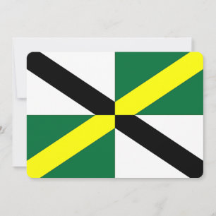 Patriotische Einladungen unter der Flagge von Mont