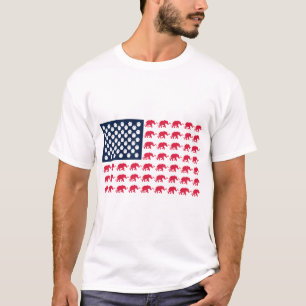 patriotische Elefanten T-Shirt
