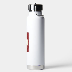 Patriotische Elefantenflagge Vintage-Vektordesign_ Trinkflasche