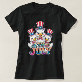 Patriotische Ente 4. Juli 2026 T-Shirt