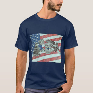 Patriotische Ersthelfer T-Shirt