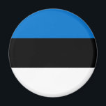 Patriotische Estnische Flagge Magnet<br><div class="desc">Patriotische Flagge Estlands.</div>