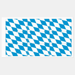 Patriotische Etiketten mit der Flagge Bayerns, Deu