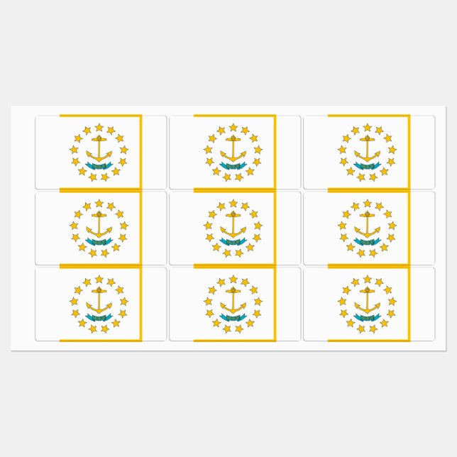 Patriotische Etiketten mit der Flagge des Staat vo (Blatt)