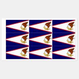 Patriotische Etiketten mit der Flagge von Amerikan