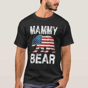 Patriotische Fahne aus Mammy Bear, Familie 4. J T-Shirt