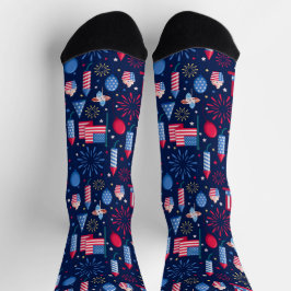 Patriotische Feier Socken