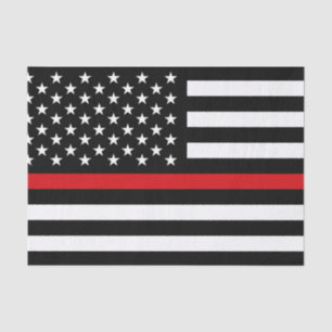 Patriotische Feuerwehrmann-Art-amerikanische Seidenpapier