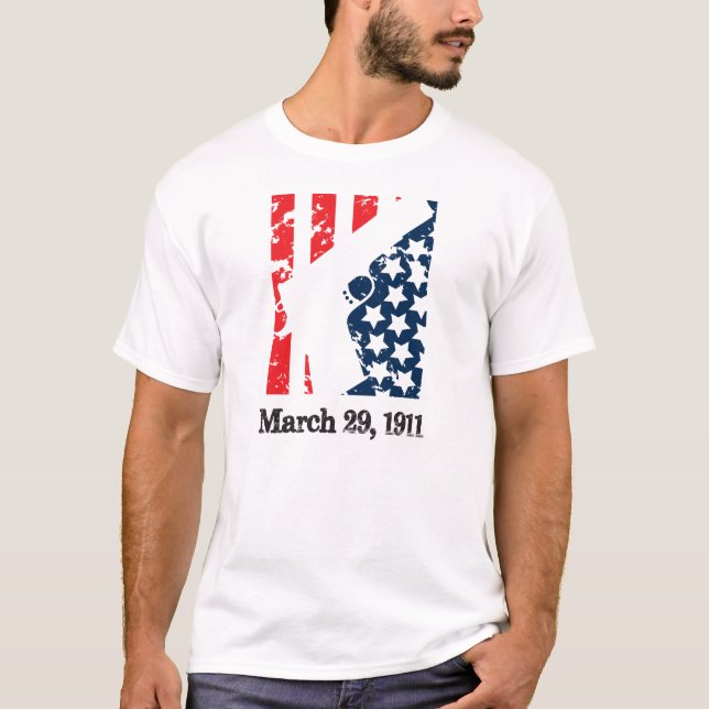 Patriotische Flagge 1911 T-Shirt (Vorderseite)