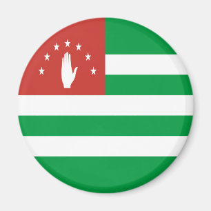 Patriotische Flagge Abchasiens Magnet