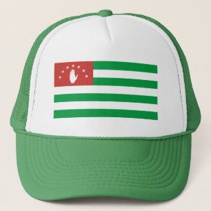 Patriotische Flagge Abchasiens Truckerkappe
