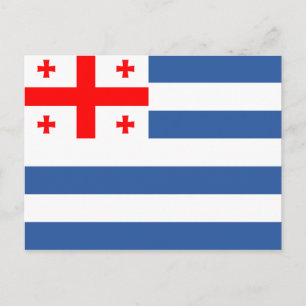 Patriotische Flagge Adschariens Postkarte