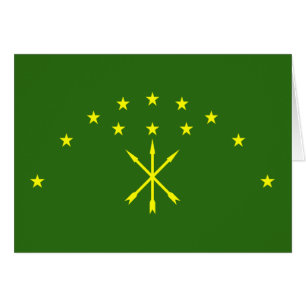Patriotische Flagge Adygeja