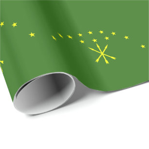 Patriotische Flagge Adygeja Geschenkpapier