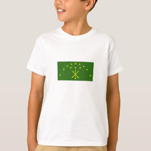 Patriotische Flagge Adygeja T-Shirt