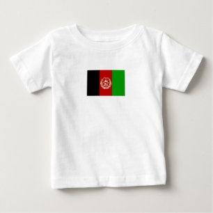 Patriotische Flagge Afghanistans Baby T-shirt