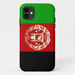 Patriotische Flagge Afghanistans iPhone 11 Hülle