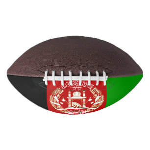 Patriotische Flagge Afghanistans Football