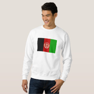 Patriotische Flagge Afghanistans Sweatshirt
