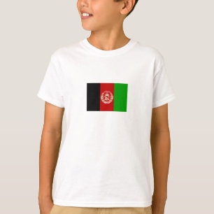 Patriotische Flagge Afghanistans T-Shirt