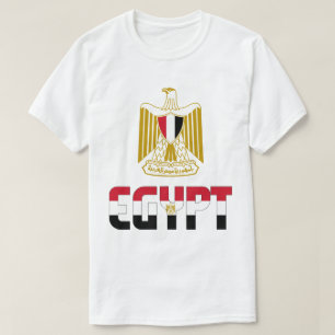 Patriotische Flagge Ägyptens T-Shirt