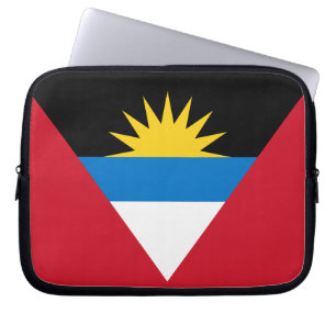 Patriotische Flagge Antigua und Barbuda Laptopschutzhülle