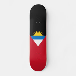 Patriotische Flagge Antigua und Barbuda Skateboard