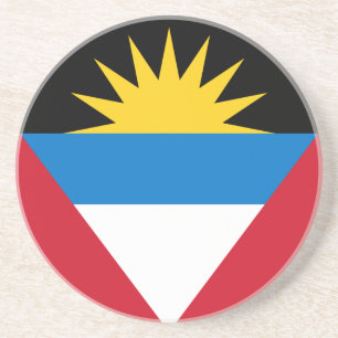 Patriotische Flagge Antigua und Barbuda Untersetzer