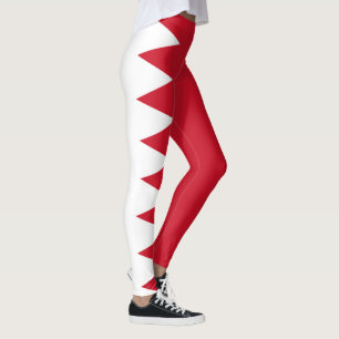 Patriotische Flagge Bahrains Leggings