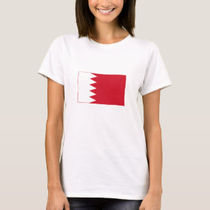 Patriotische Flagge Bahrains T-Shirt