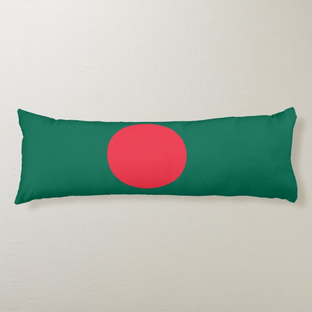 Patriotische Flagge Bangladeschs Seitenschläferkissen (Vorderseite)