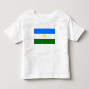 Patriotische Flagge Baschkortostans Kleinkind T-shirt