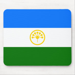 Patriotische Flagge Baschkortostans Mousepad