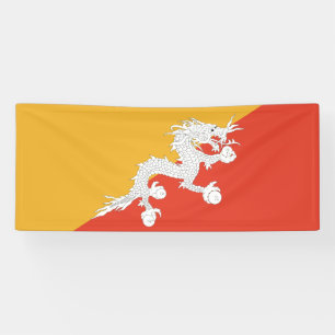 Patriotische Flagge Bhutans Banner