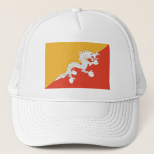 Patriotische Flagge Bhutans Truckerkappe