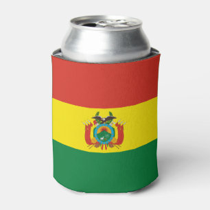 Patriotische Flagge Boliviens Dosenkühler