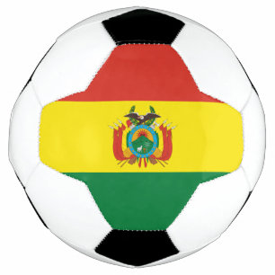 Patriotische Flagge Boliviens Fußball