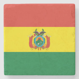 Patriotische Flagge Boliviens Steinuntersetzer