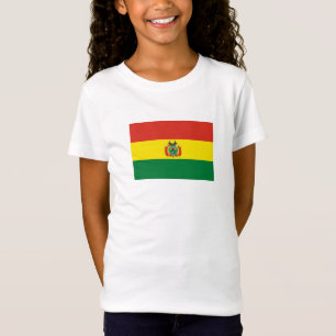 Patriotische Flagge Boliviens T-Shirt