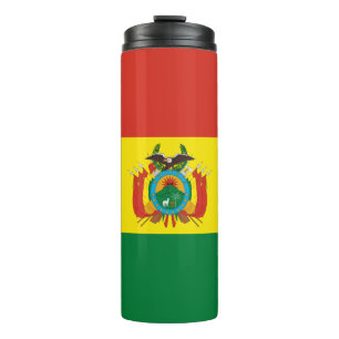 Patriotische Flagge Boliviens Thermosbecher
