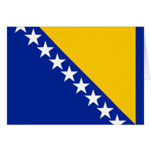 Patriotische Flagge Bosnien-Herzegowina
