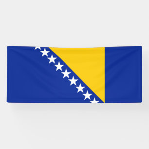 Patriotische Flagge Bosnien-Herzegowina Banner