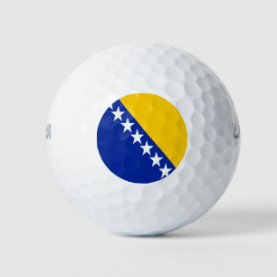 Patriotische Flagge Bosnien-Herzegowina Golfball