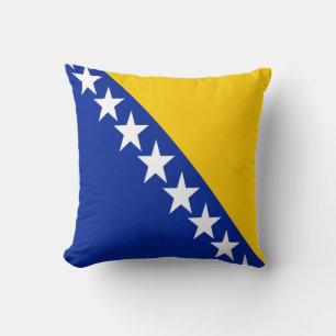 Patriotische Flagge Bosnien-Herzegowina Kissen