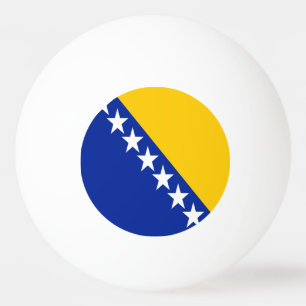 Patriotische Flagge Bosnien-Herzegowina Tischtennisball