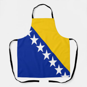 Patriotische Flagge Bosnien und Herzegowinas Schürze