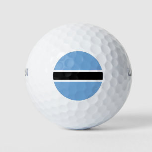 Patriotische Flagge Botswanas Golfball