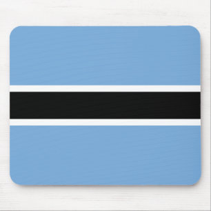Patriotische Flagge Botswanas Mousepad