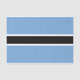Patriotische Flagge Botswanas Seidenpapier