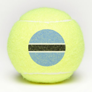 Patriotische Flagge Botswanas Tennisbälle